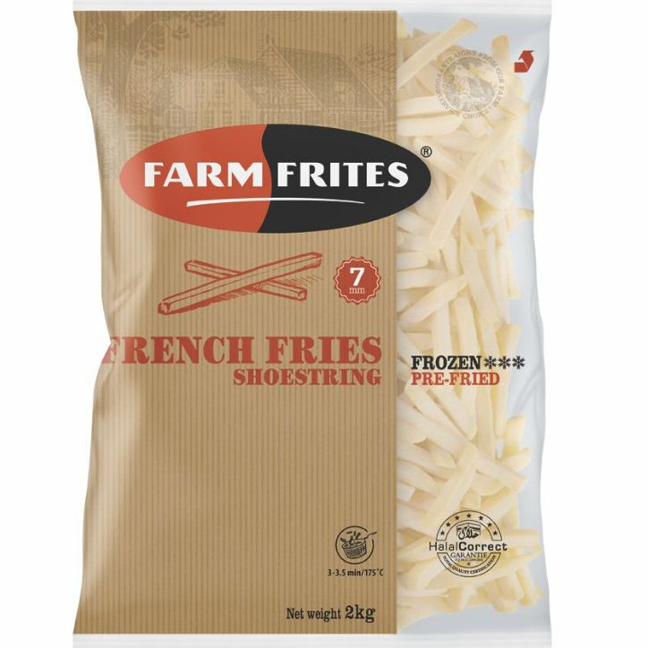 

Farm Frites Kentang Goreng Shoestring / French Fries Shoestring 2Kg
