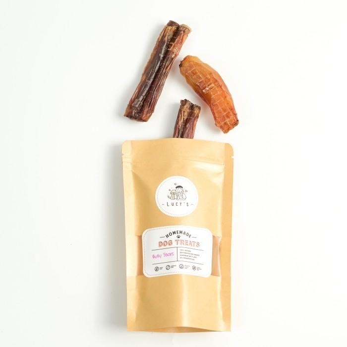

Bully Sticks Cemilan Anjing Dehydrated Dog Treats Snacks Homemade - Bulat 3-5cm
