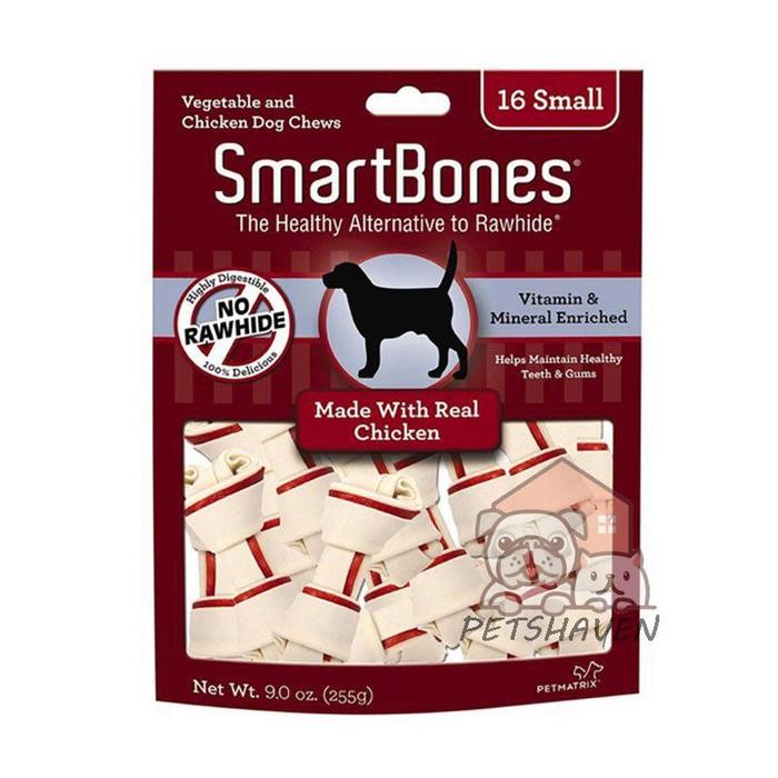

SmartBones Mini 16 PK DOG SNACK CEMILAN TULANG ANJING - CHICKEN
