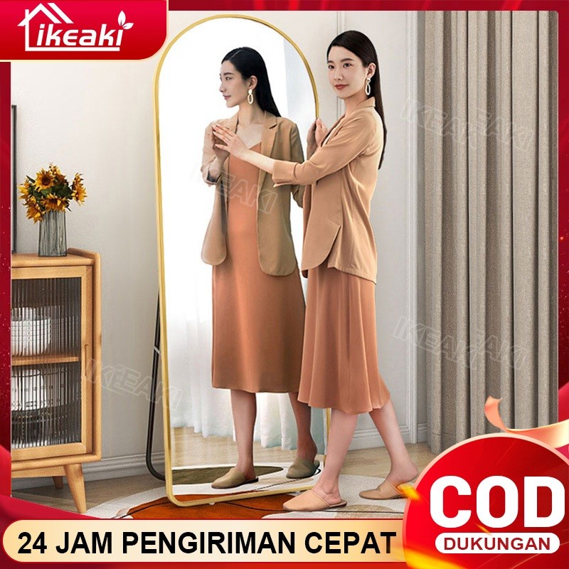 Standing Mirror Cermin Kosmetik  Murah Wall Mirror Cermin Berdiri Cermin Gantung Full Body Full Cerm