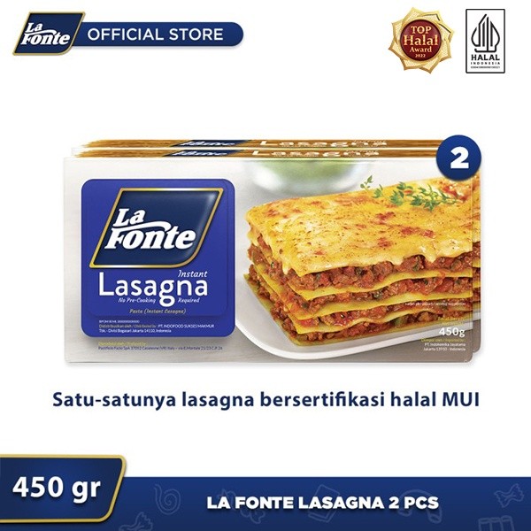 

2 PCS - La Fonte Lasagna 450 Gr
