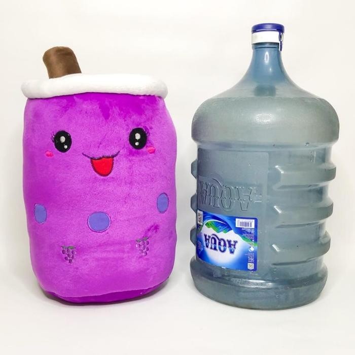 Promo Boneka Boba Jumbo Nyala Lampu Led Sebesar Galon Tinggi 45Cm  Bahan Velboa Lembut Dolls