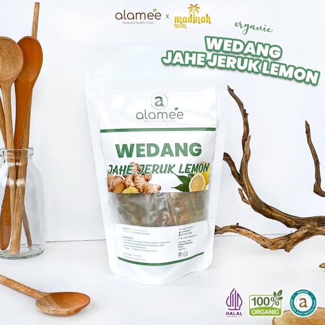

ALAMEE Wedang Jahe Jeruk Lemon Rempah Minuman Herbal Alami Langsung Seduh Lengkap madinah