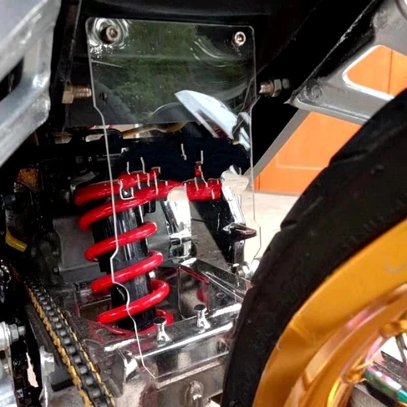 Mudflap Akrilik Vixion NVL NVA Old New | Penahan Lumpur Belakang Motor Vixion Custom Modif