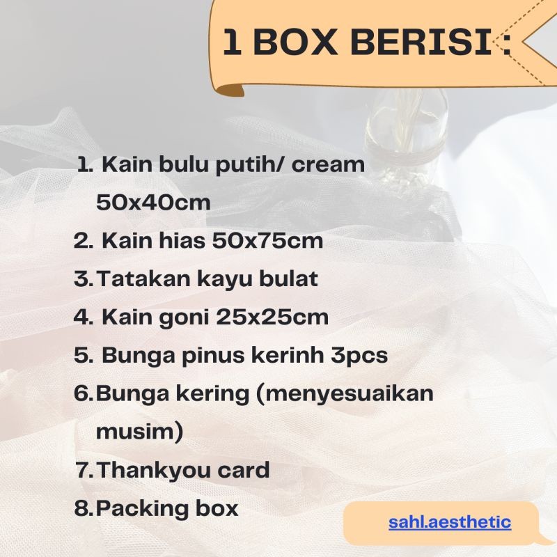 PHOTOSHOOT KIT AESTHETIC/PAKET PROPERTI FOTO PRODUK/AESTHETIC STUDIOCO