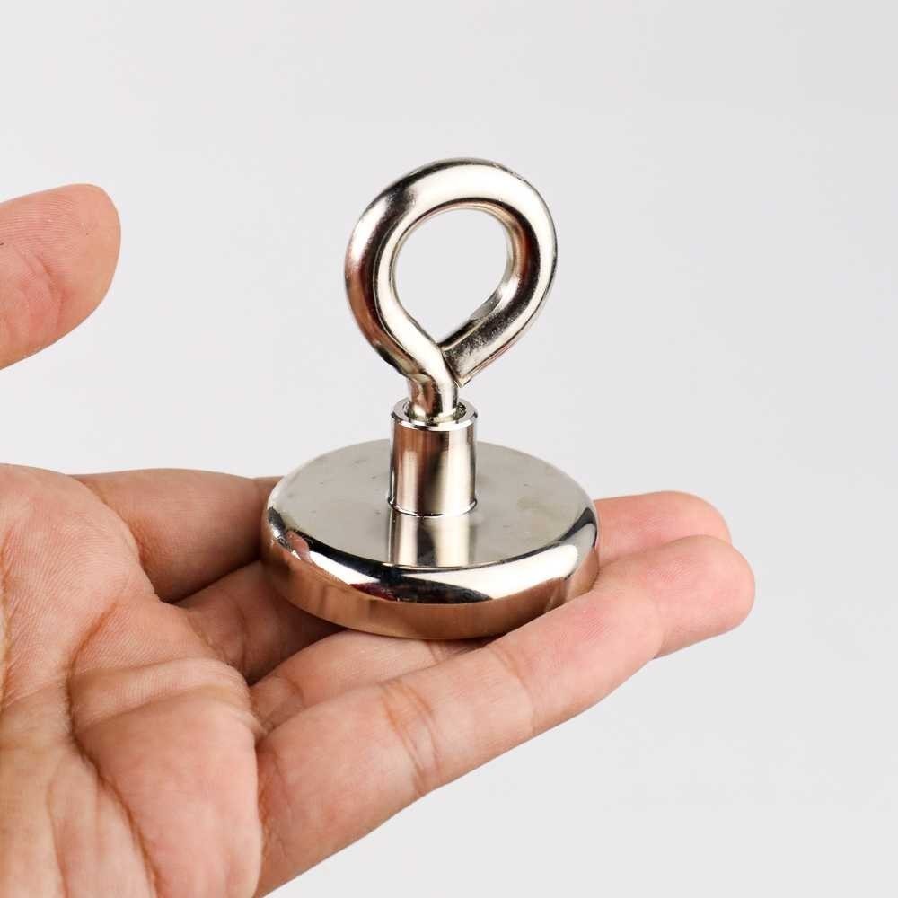 Magnet Neodymium Hook Bulat Alat Untuk Memancing Logam di Laut Sungai Magnet Fishing Neodymium / Mag