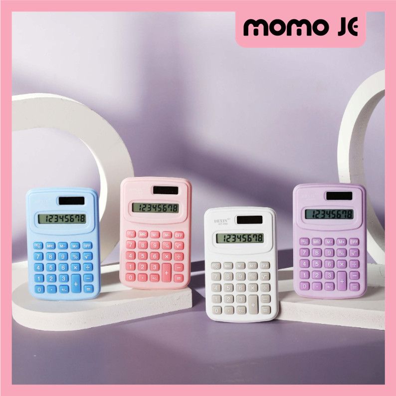

MOMO JE 6483 Kalkulator Saku Macaroon Kalkulator Saku 8 Digit Portable Kalkulator Mini 8 Digit Pocket 8 Digits Calculator