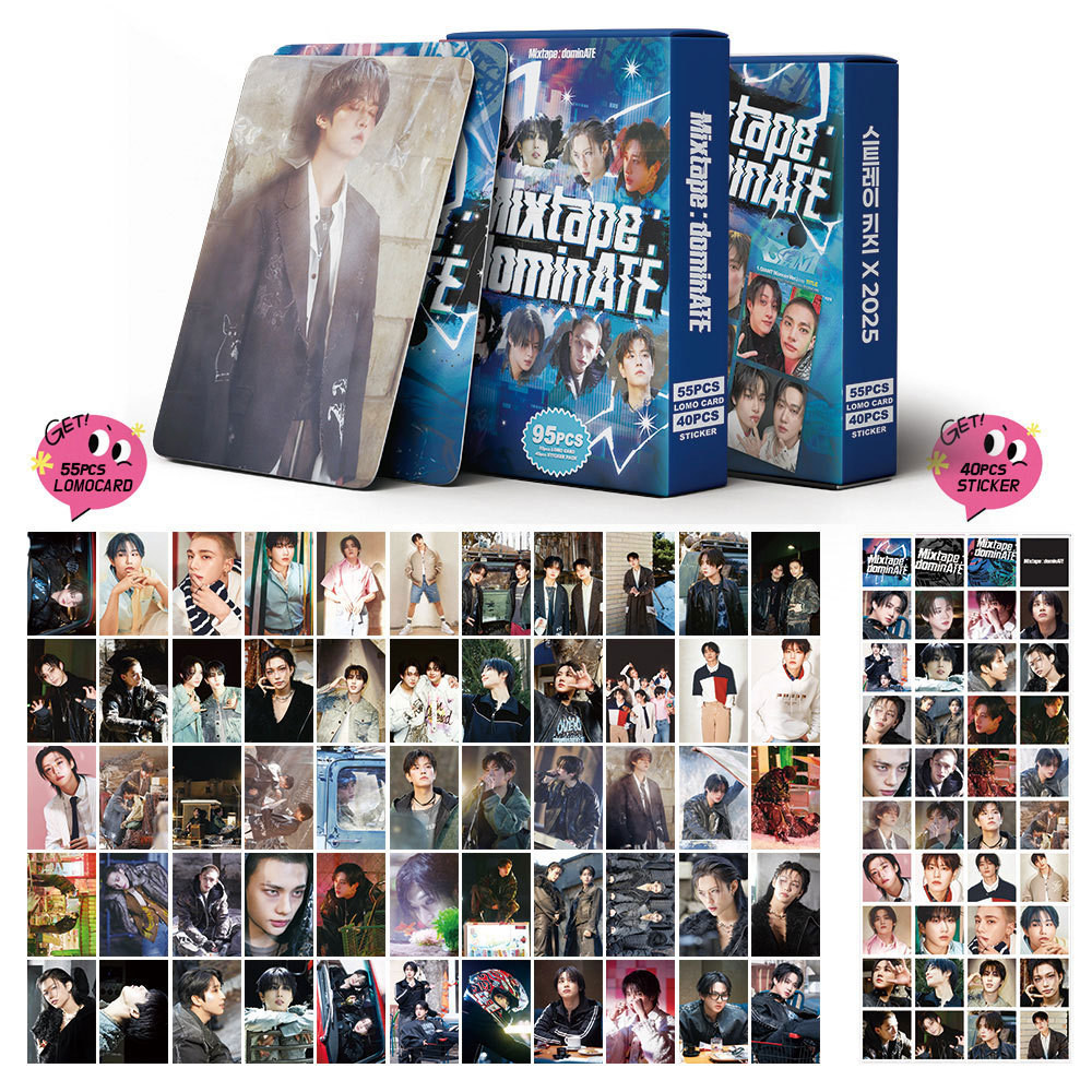 

95PCS/Set Kpop SK Mixtape : domin ATE Lomo Cards New Photo Album Photocard Bookmarks K-pop Fans Gift