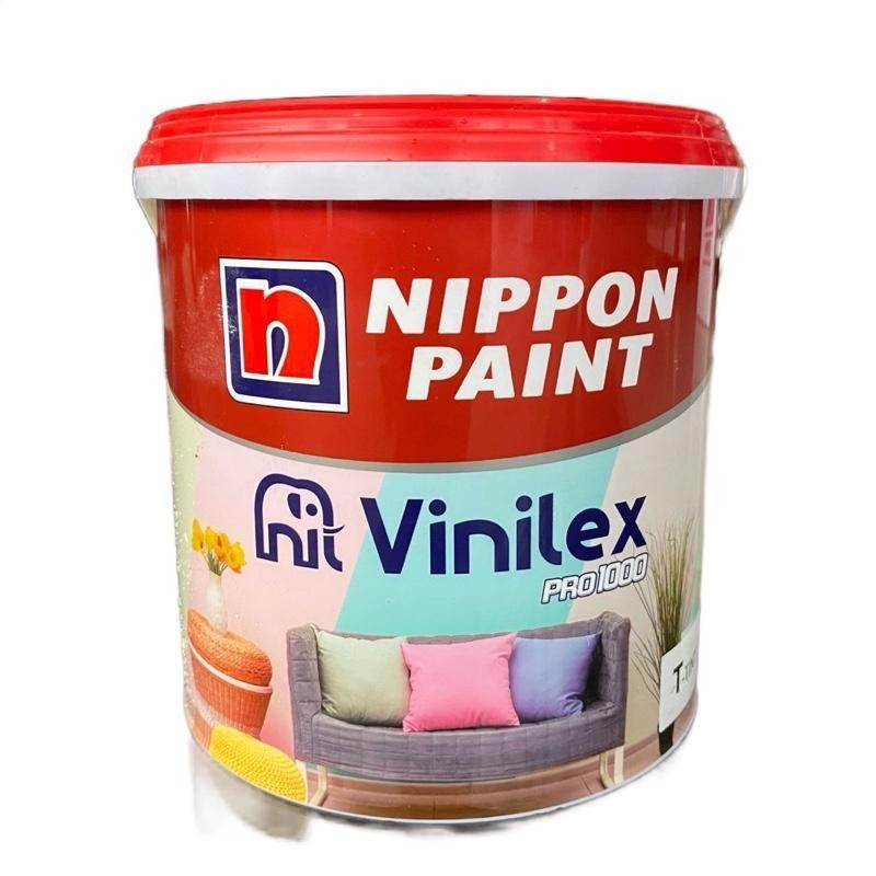 Nippon Paint Vinilex Pro 1000 – Cat Tembok Interior 4.5 Kg, Warna Tinting Aesthetic Premium untuk Ka