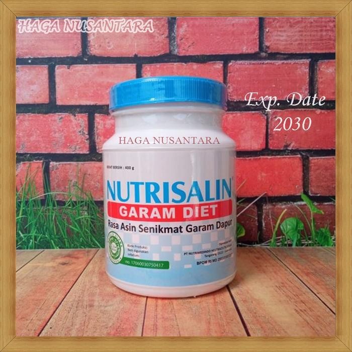 

Nutrisalin Garam Diet 400 gram | Garam Sehat Kurang Natrium 400g