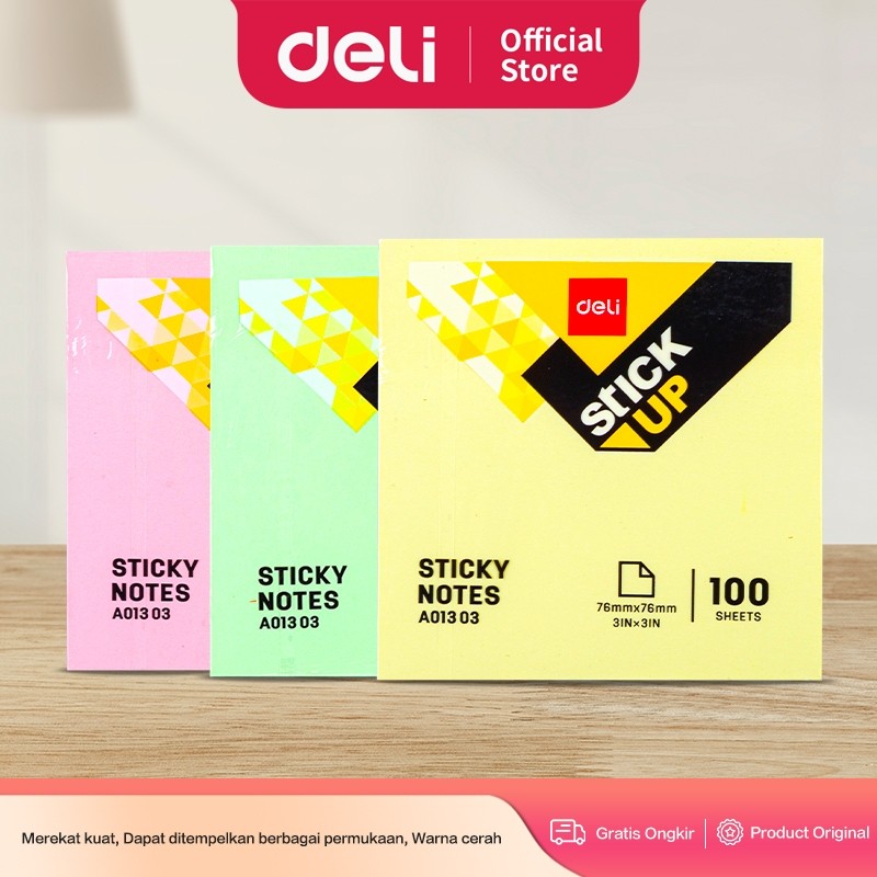 

Deli Memo Tempel / Sticky Notes 76*76mm EA01302