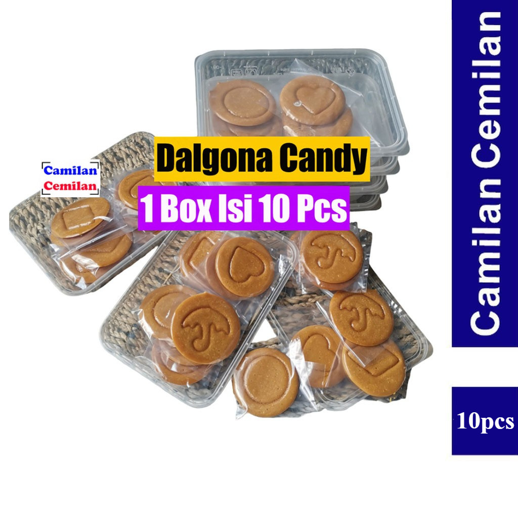 

Dalgona Candy Permen Korea Squid Game isi 10 pcs