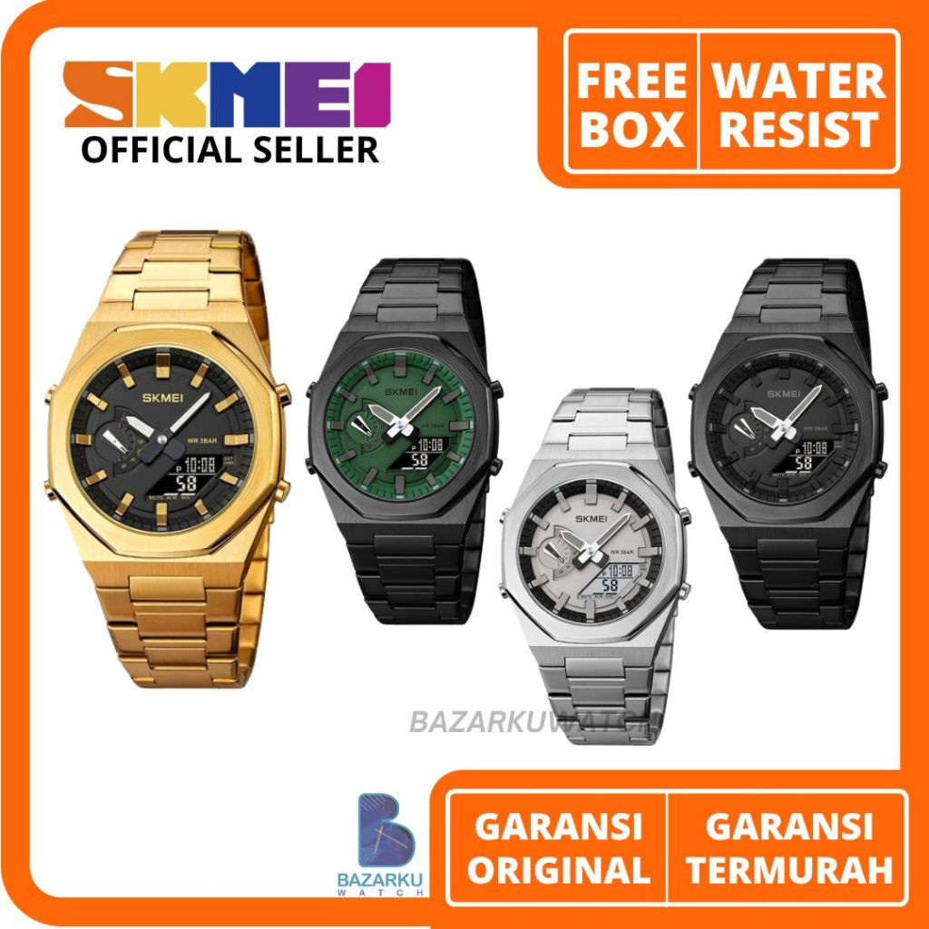 Jam Tangan Pria Skmei 1816 Jam Skmei Jam Tangan Skmei Jam Tangan Rantai Skmei Jam Tangan Rantai Pria