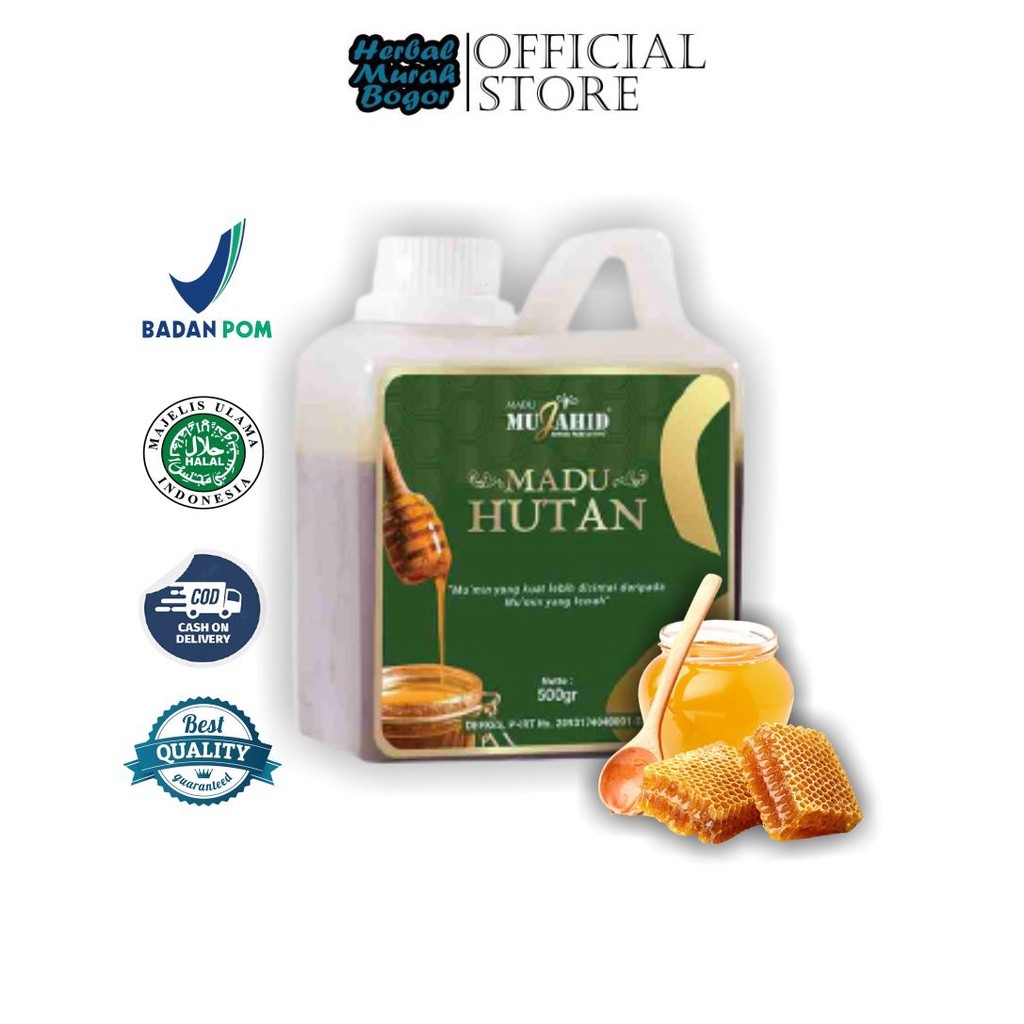 

NEW Madu Hutan Mujahid 500gr | Madu Enak Manis / Madu Manis Super PREMIUM