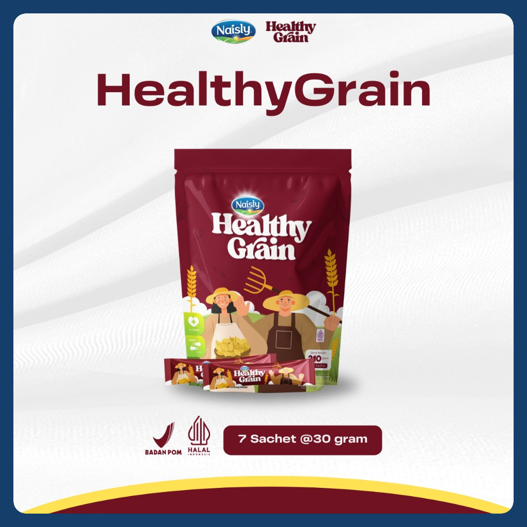 

HealthyGrain Multigrain Sehat untuk Menurunkan Hipertensi Diabetes dan Kolesterol 1 Pouch