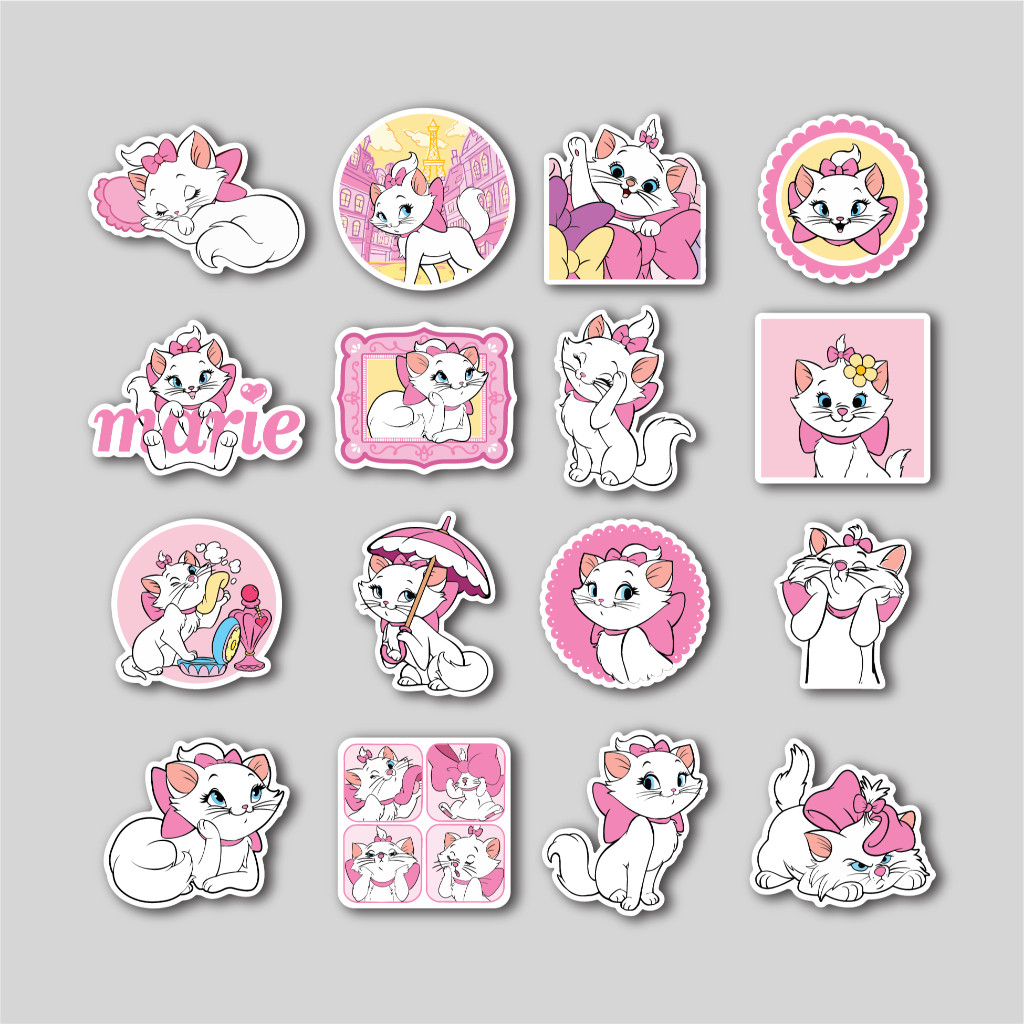 

Sticker Pack Marie The Aristocats | Sticker Tumblr | Stiker Laptop Koper Helm