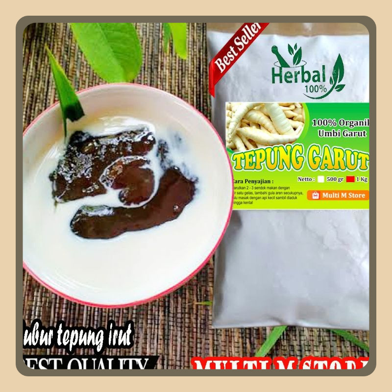 

1 Kg Tepung Pati Garut Kualitas Premium | Solusi Ampuh Maag Gerd Dan Asam Lambung