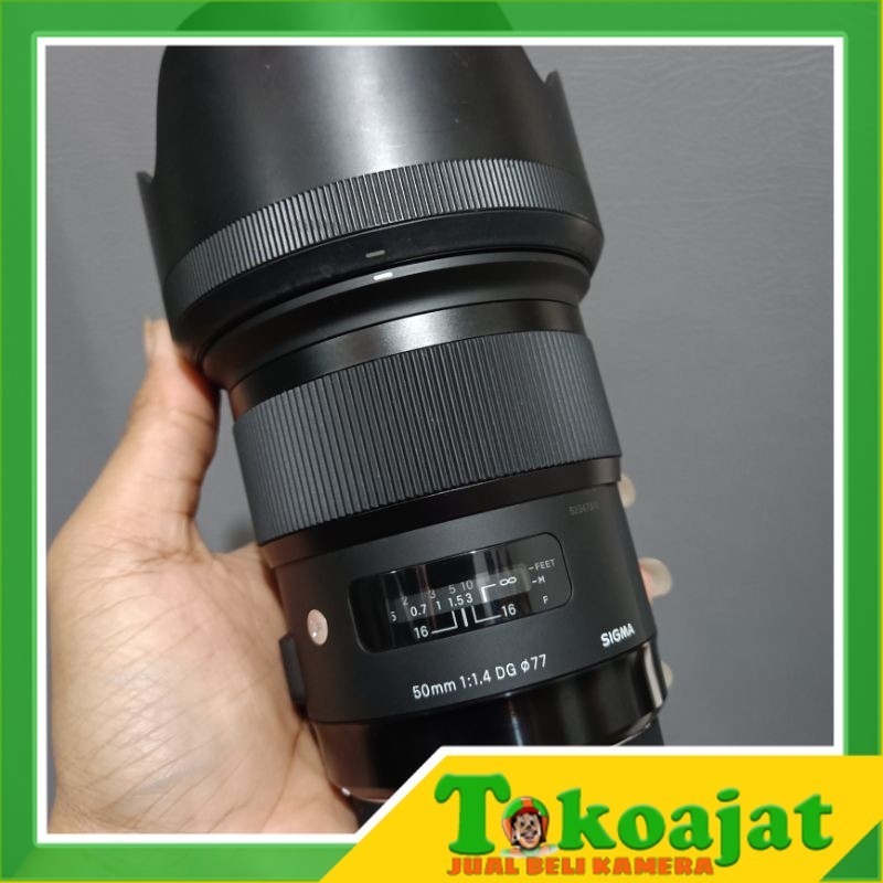 Lensa sigma art 50mm f1.4 For CANON