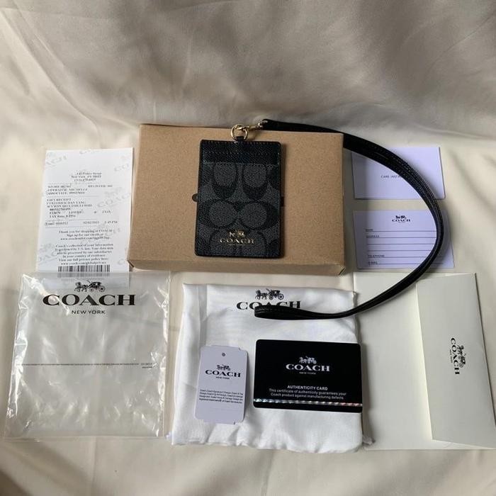 

COÄCH LANYARD ID CARD HOLDER FULLSET KARTU KERJA - Black Signature