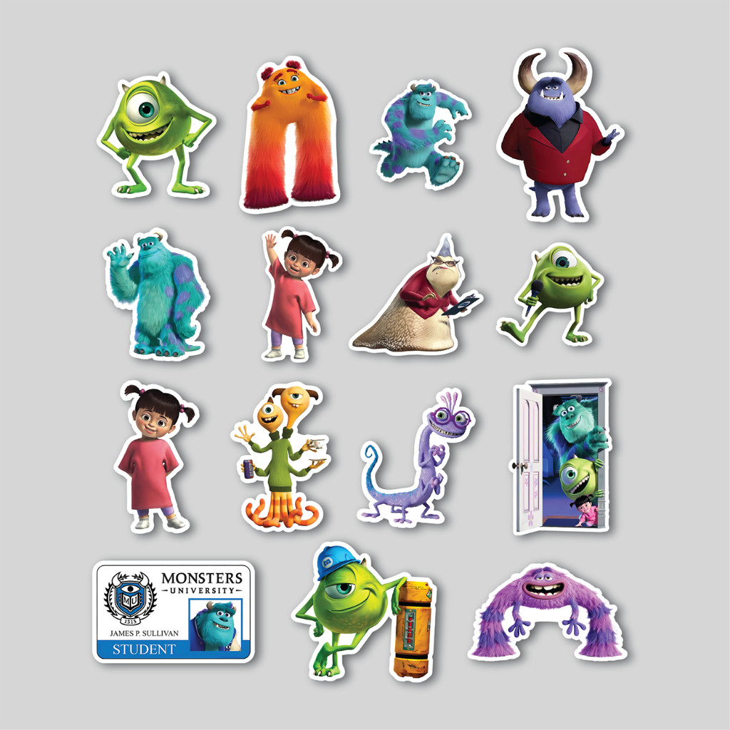 

Sticker Pack Monster Inc V2 | Sticker Tumbler | Stiker Laptop Koper Helm