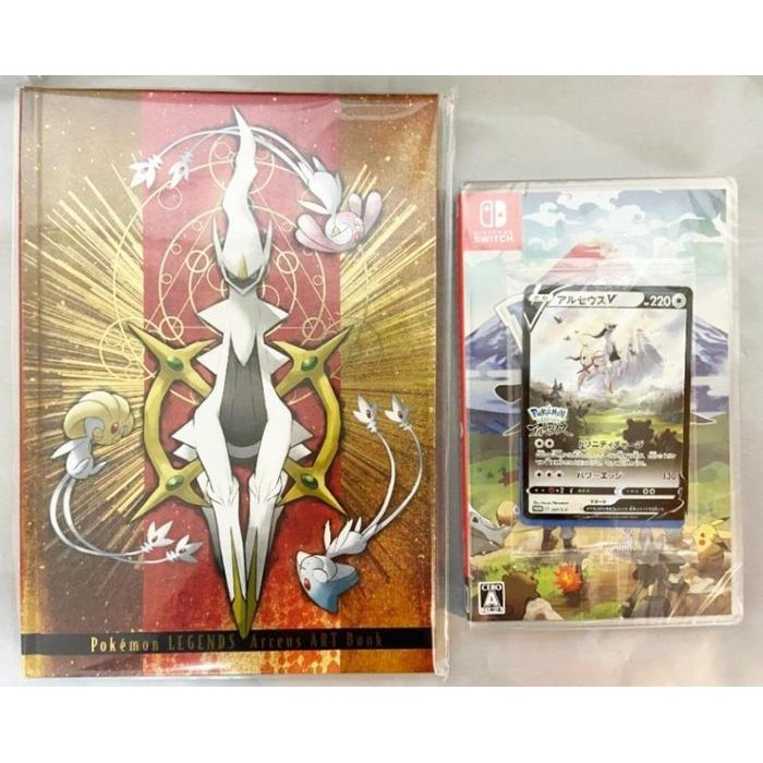 Novice Nintendo Switch Pokemon Arceus Legend w bonus arceus v promo FA