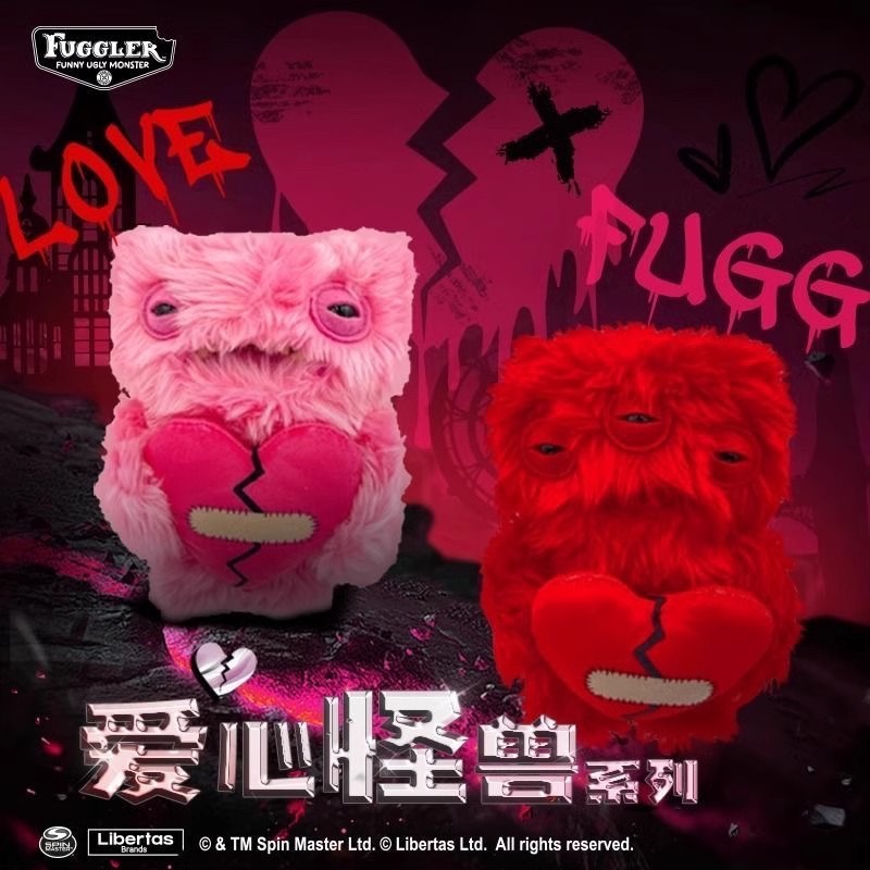 Original Fuggler Cute Tooth Monster Funk Tooth Treasure Love Monster Series Ugly Cute and Funny Plus