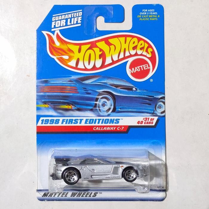 TR99 HW Hot Wheels Callaway C7 C-7 C 7 silver 1998