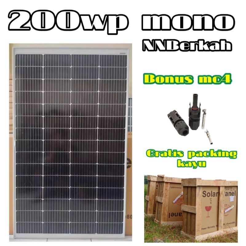 Solar Panel Maysun 200wp Mono Solar Cell Panel Surya