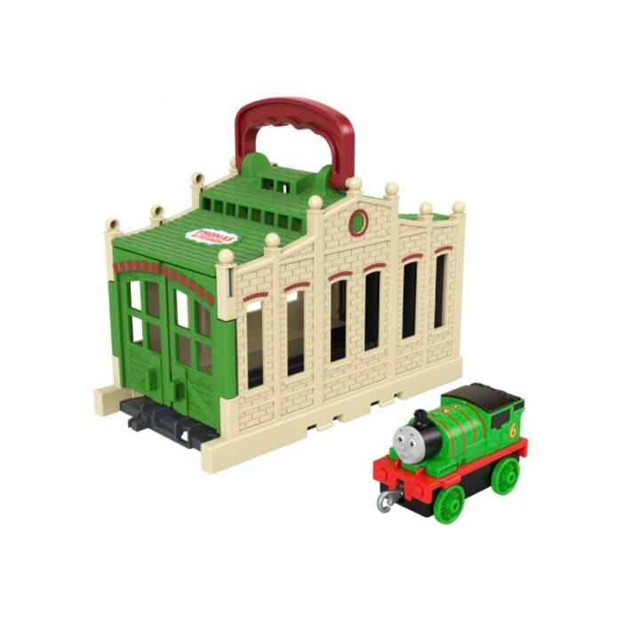 XCMH Thomas and Friends Push Along - Connect and Go Percy Shed