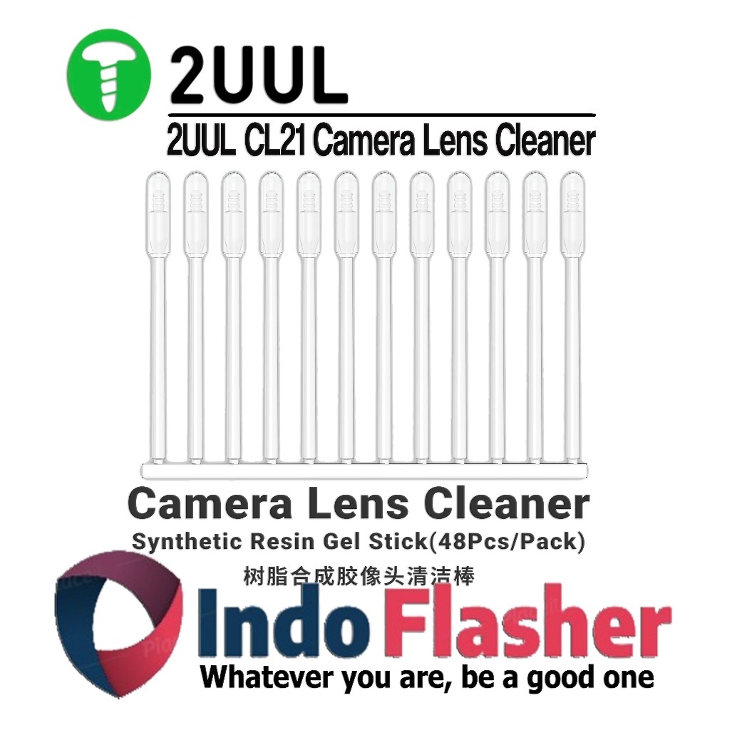 2UUL CL21 Camera Lens Cleaner Synthetic Resin Gel Stick Type 48PCS/Pack Gel Pembersih Kamera
