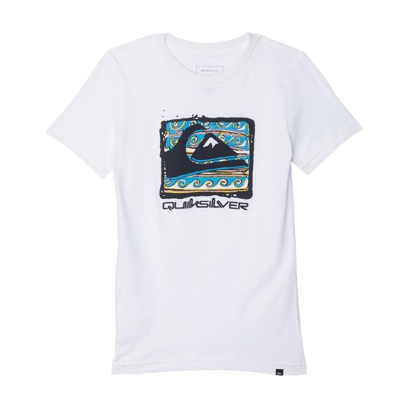 Quiksilver Mens Fashion Print T-shirt Crew Neck Casual Short Sleeve 100% Cotton Vintage print patter