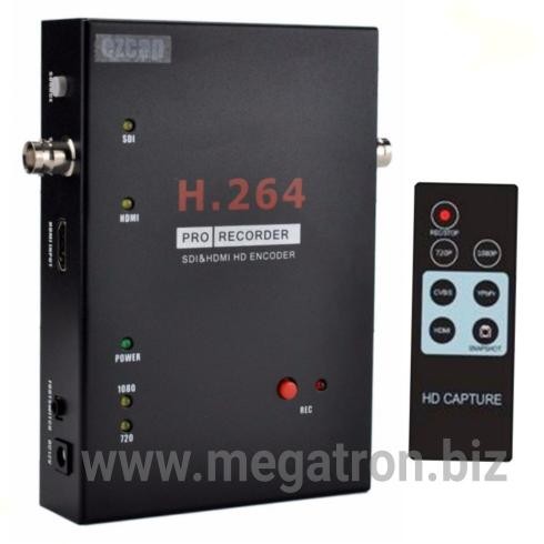SDI and HDMI Video Capture & Recorder - Rekam ke SD-Card / USB HDD