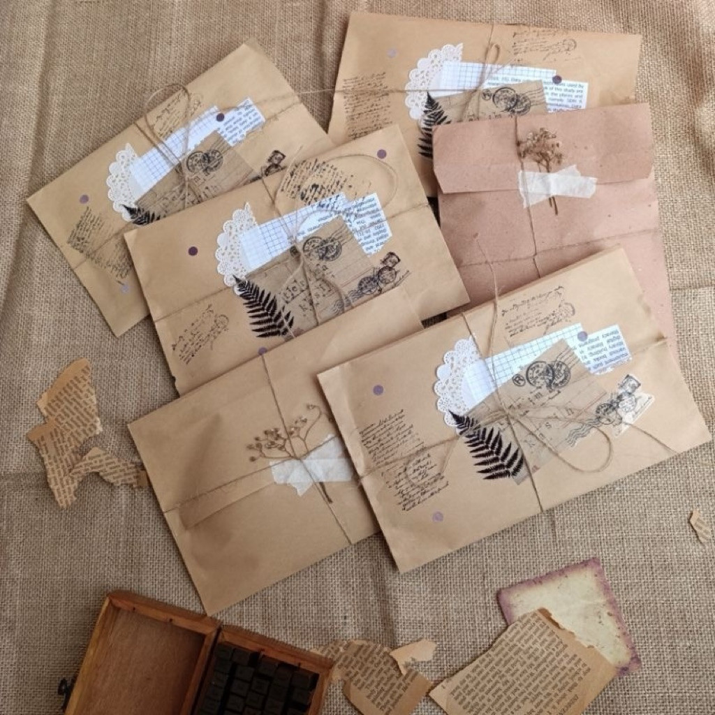 

Journamm.id 99pcs + 1pcs JOURNALING KIT AESTHETIC VINTAGE / JOURNAL KIT