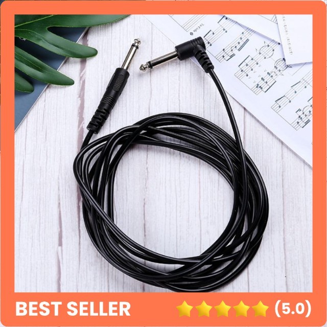 Rekomended Kabel Jack Gitar/ Kabel Gitar Akustik /Kabel Gitar Listrik 3 Meter Gratis Pick Gitar