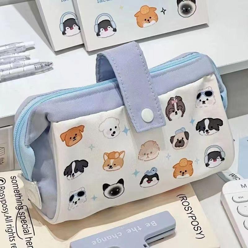 

Kotak Pensil Pouch Multifungsi KOREAN PENCIL CASE 02 Edition Gwiyeo Pencil Case Stationery Bag
