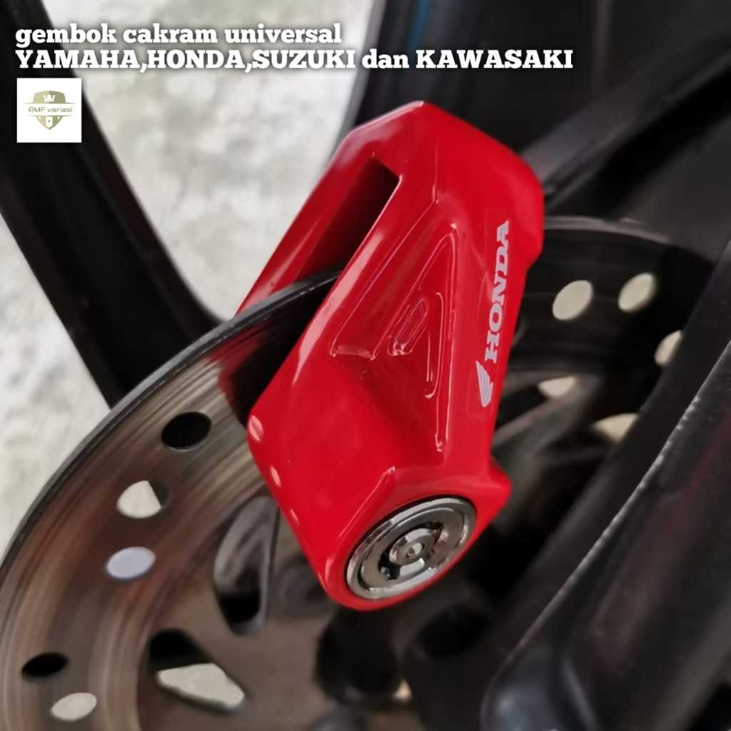 gembok motor safety cakram anti maling AHM HONDA VARIO PCX BEAT ADV NMAX AEROX universal Murah