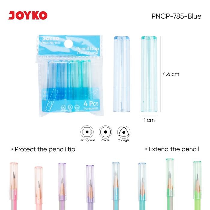 

JOYKO Pencil Cap Tutup Pensil PNCP-785 - Warna Biru dan Pink