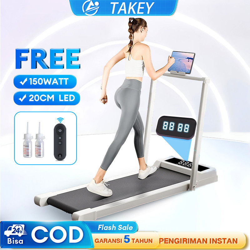 【TAKEY】treadmill portable Treadmill Elektrik  low watt walking pad treadmill lipat Treadmill Listrik