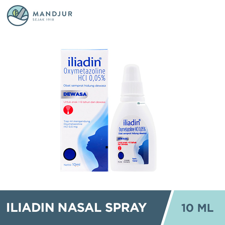 Iliadin Nasal Spray 10 mL - Obat Semprot Hidung Tersumbat