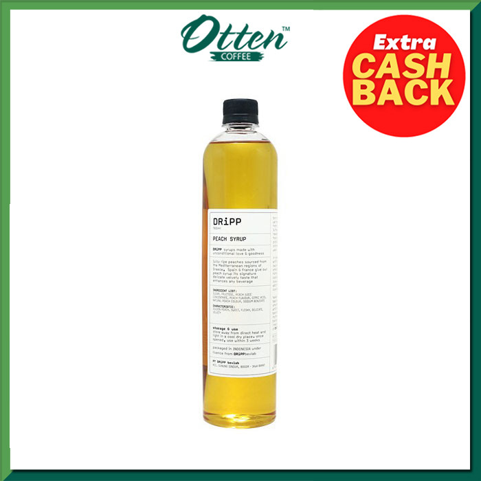 

DRiPP - Syrup Peach 760ml - Perasa Minuman Sirup Rasa Persik cocok untuk HORECA