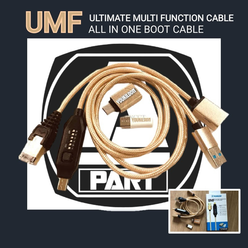 KABEL BOOT ALL IN ONE UMF EDL DFC 9008 QUALCOMM SUPPORT MTK SPD / SPD BOOT ANDROID KABEL SNIPER