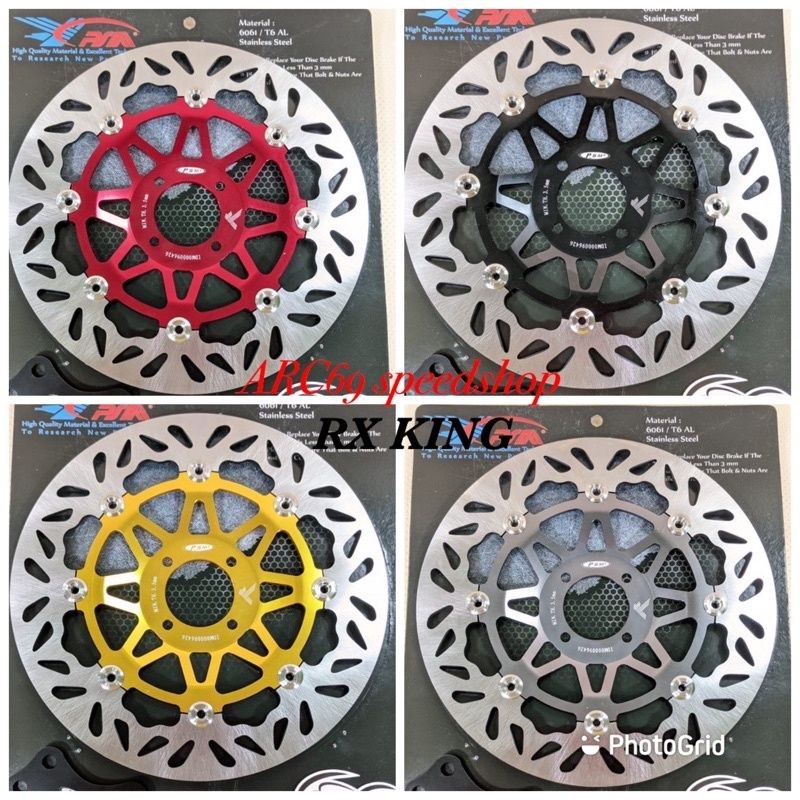 piringan cakram depan pnp RX king ukuran 300mm full cnc psm PNP RX-King RX king Rxking new RX king n