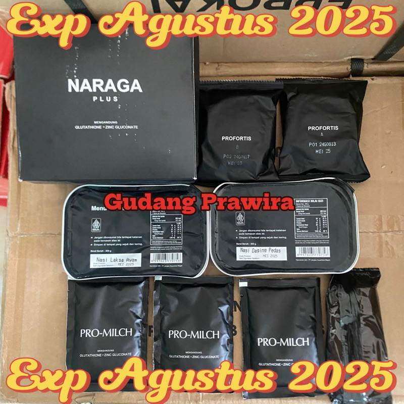 

Ransum TNI Naraga Plus Eprokal Plus Promilch MTP T2SP Profortis 100 % Asli