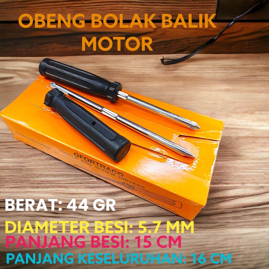 

OBENG BOLAK BALIK 3INC PLASTIK HITAM MURAH 7053