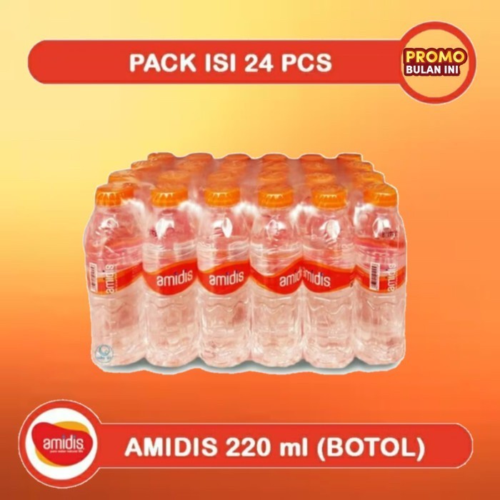

Amidis Botol 220ML / 1 Pak / 24 Pcs