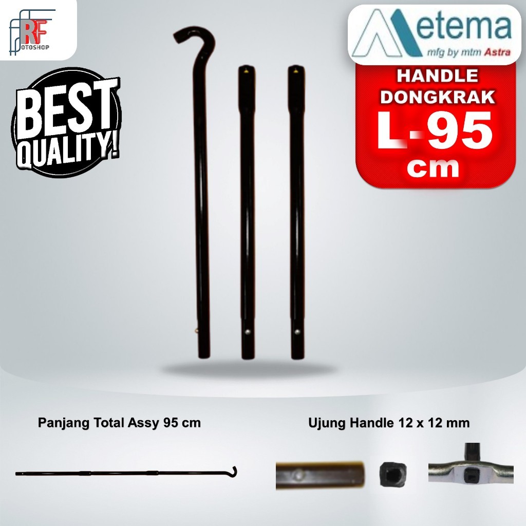 Pemutar Dongkrak / Handle Dongkrak / Pemutar Ban Serep Mobil Kijang Innova , Fortuner , Hiluxco