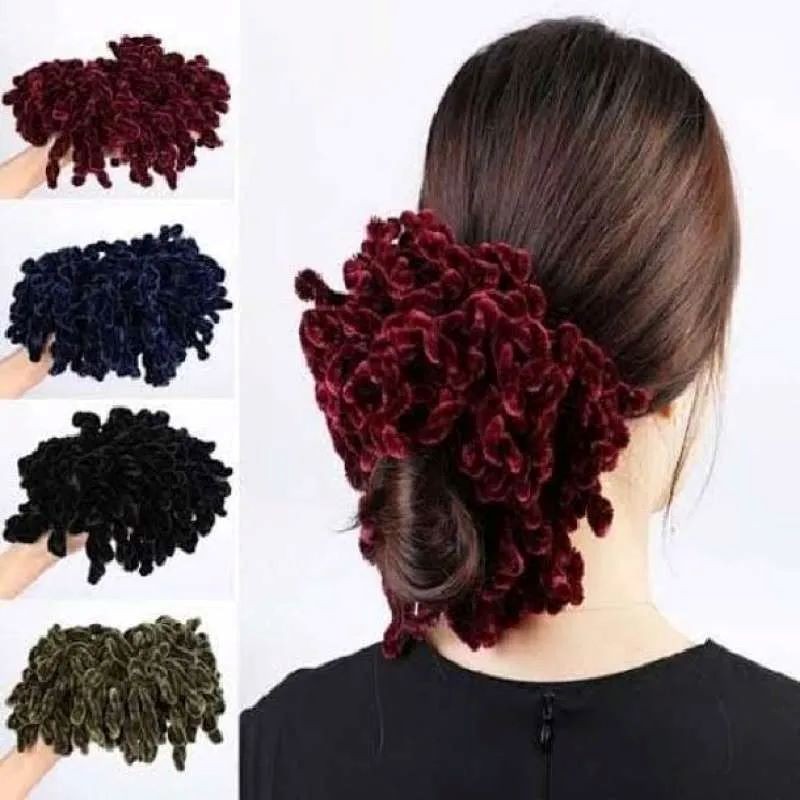 SHBT0003 Ikat Rambut Ubur Ubur Ukuran 100 Besar Untuk Jepol Hijab - Cepol Ikat Rambut