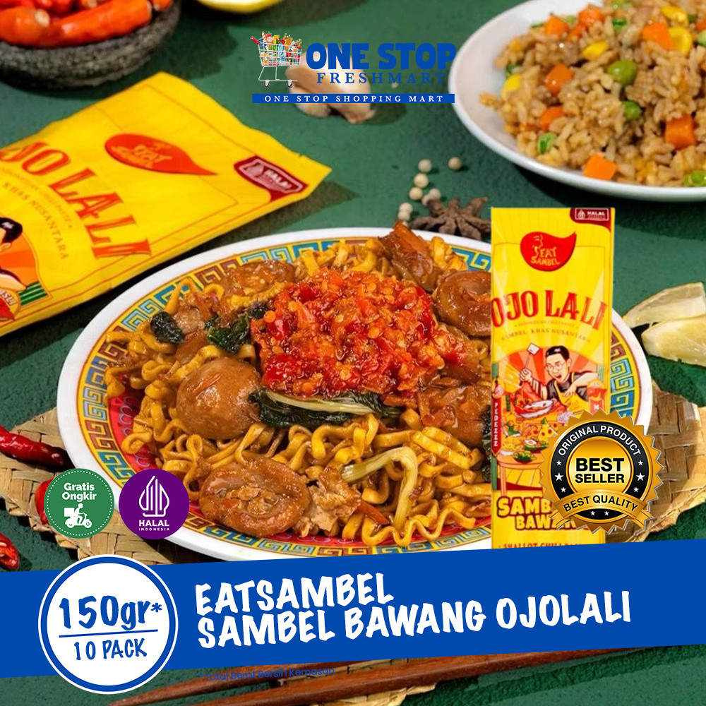 

EATSAMBEL-SAMBEL BAWANG OJOLALI 150GR ISI 10 SACHET