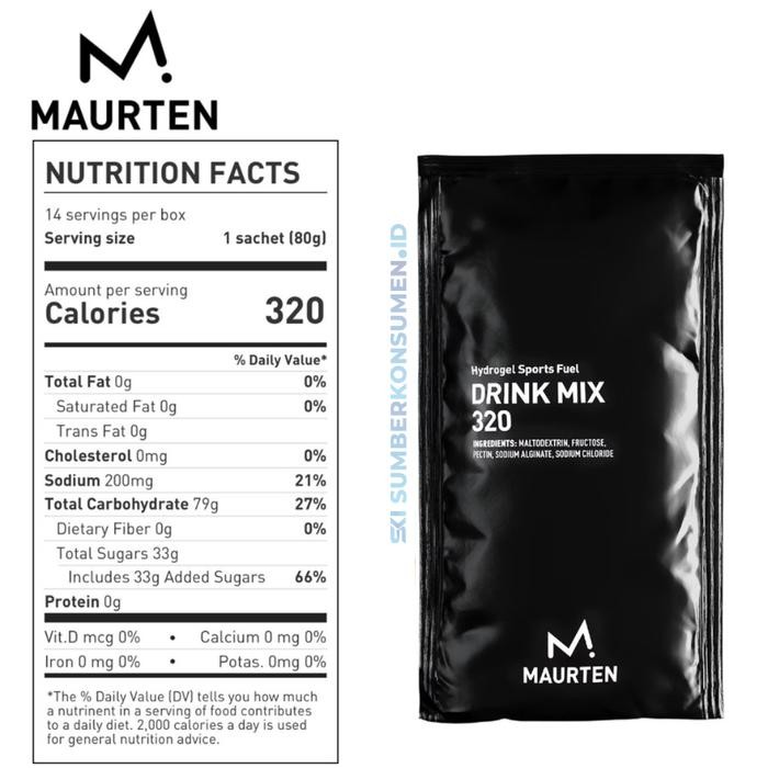 

Maurten Drink Mix 320 & Caf 100 No Caffeine Kafein Sports Fuel Energy - 320