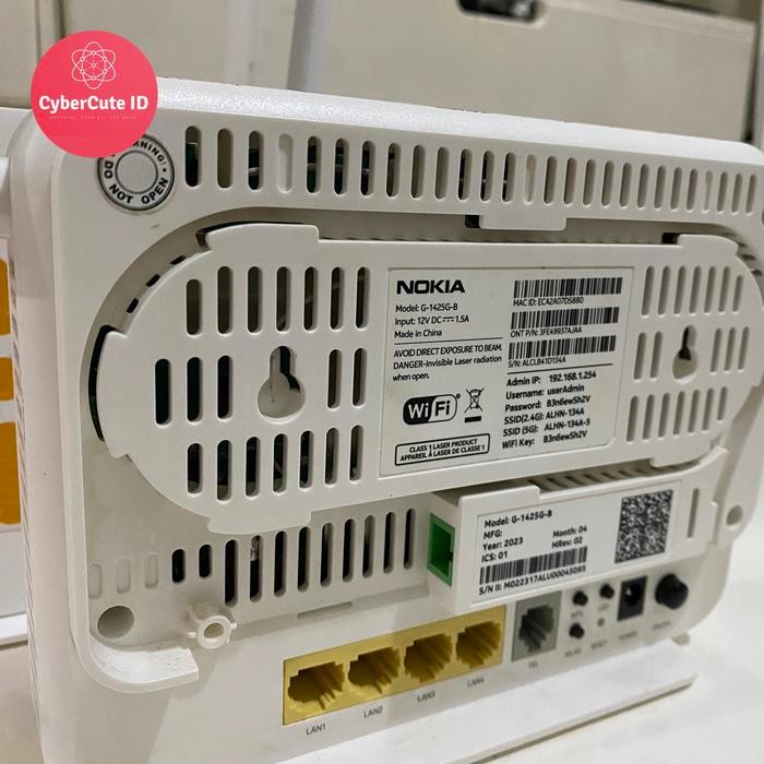 Router WiFi ONT Nokia G-1425G-B G-242G-A | DualBand | PPOE | Gigabit - G-2425G-B HijauNew Stock